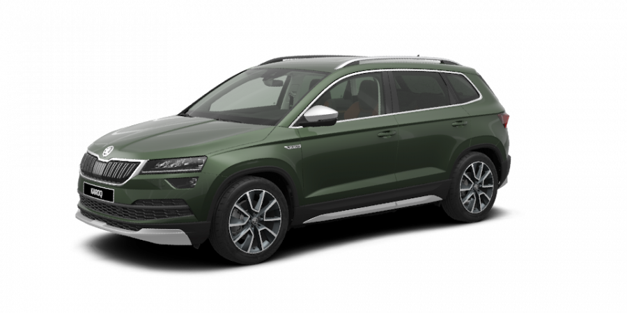 Škoda Karoq, 2,0 TDI 110 kW 6-stup. mech. 4x4, barva zelená