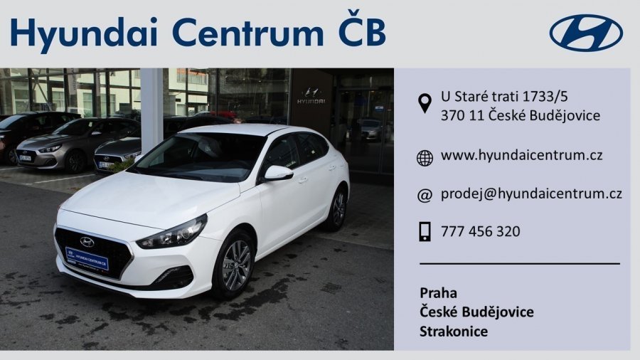 Hyundai i30, 1,0 T-GDI 88 kW (95 NAT) 6 st. man, barva bílá