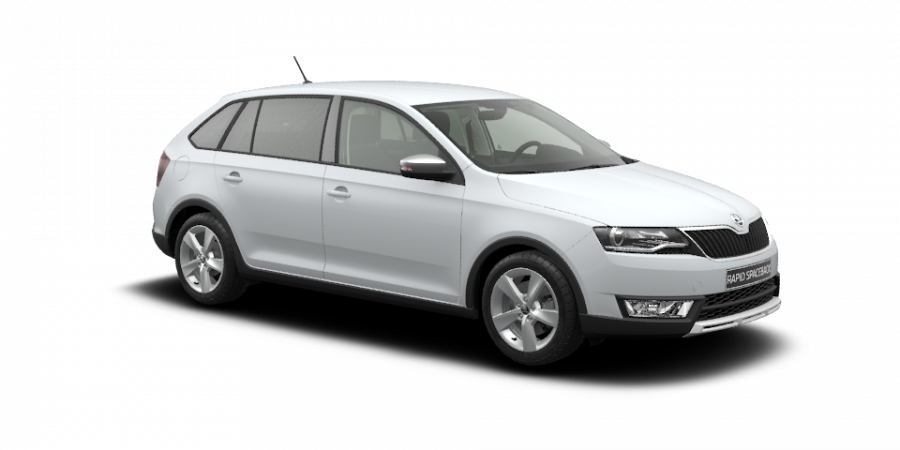 Škoda Rapid, 1,0 TSI 70 kW 5-stup. mech., barva bílá