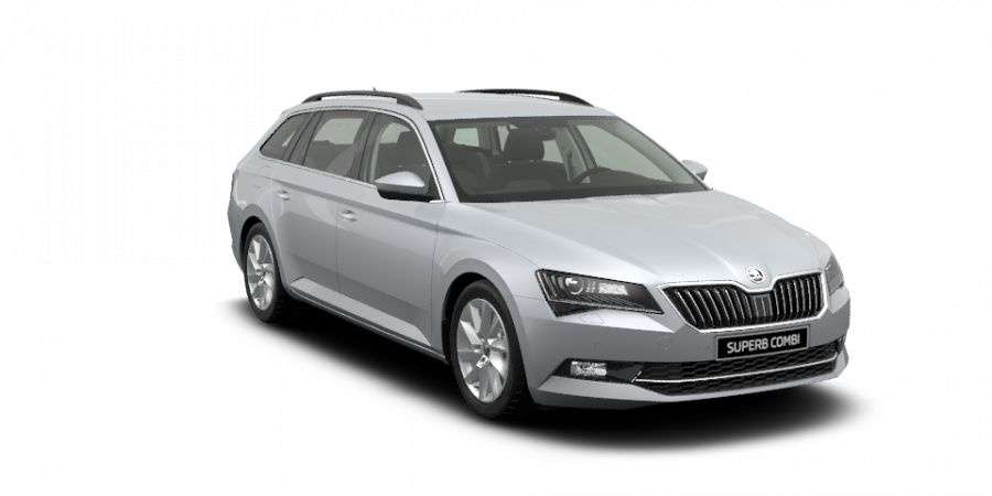 Škoda Superb, 2,0 TDI 110 kW 7-stup. automat., barva stříbrná