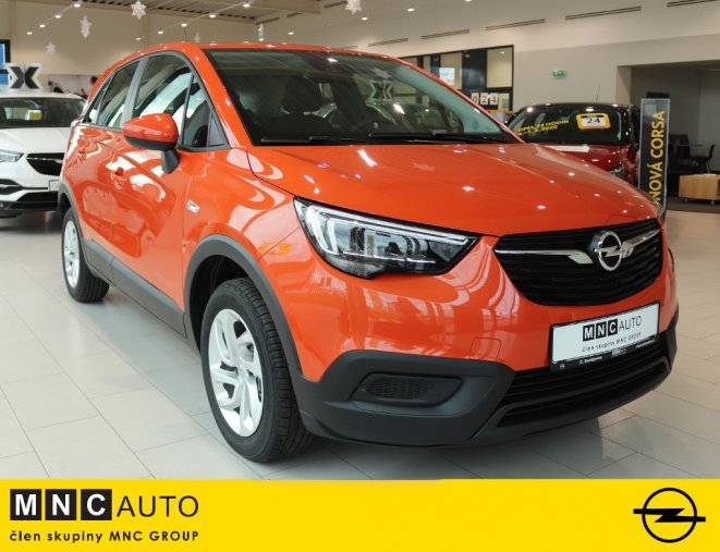 Opel Crossland X, SMILE 1.2Turbo 81kW MT6, barva oranžová