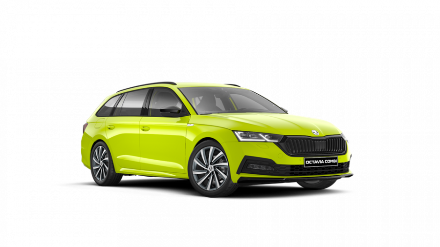 Škoda Octavia, 2,0 TDI 110 kW 7-stup. automat., barva zelená