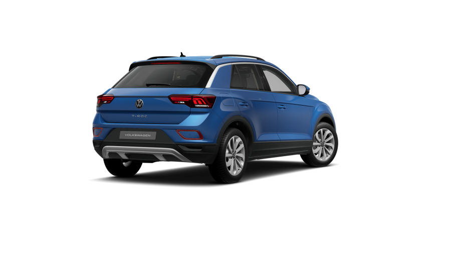 Volkswagen T-Roc, T-Roc People 1,0 TSI 85 kW 6G, barva modrá