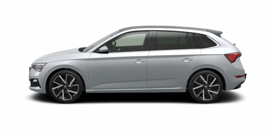 Škoda Scala, 1,5 TSI 110 kW 6-stup. mech., barva stříbrná