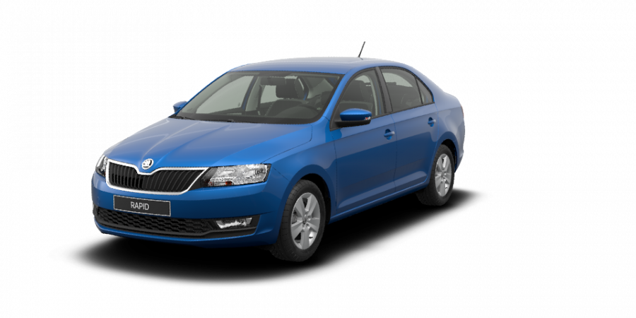 Škoda Rapid, 1,0 TSI 70 kW 5-stup. mech., barva modrá