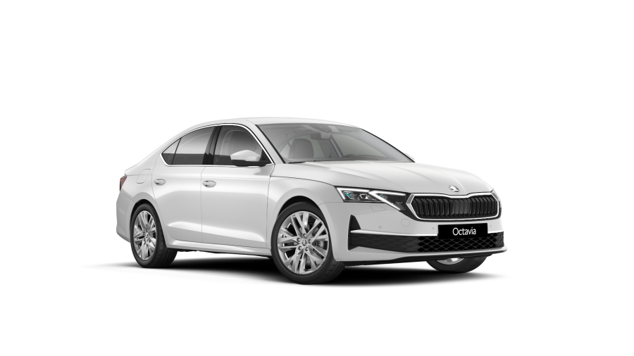 Škoda Octavia, 1,5 TSI m-HEV 110 kW 7-stup. automat., barva bílá