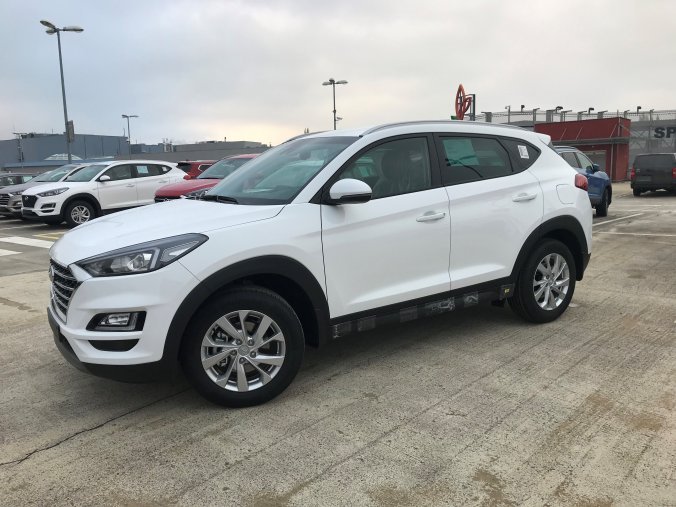 Hyundai Tucson, 1,6 T-GDi 130 kW (95 NAT) 6 st. man, barva bílá