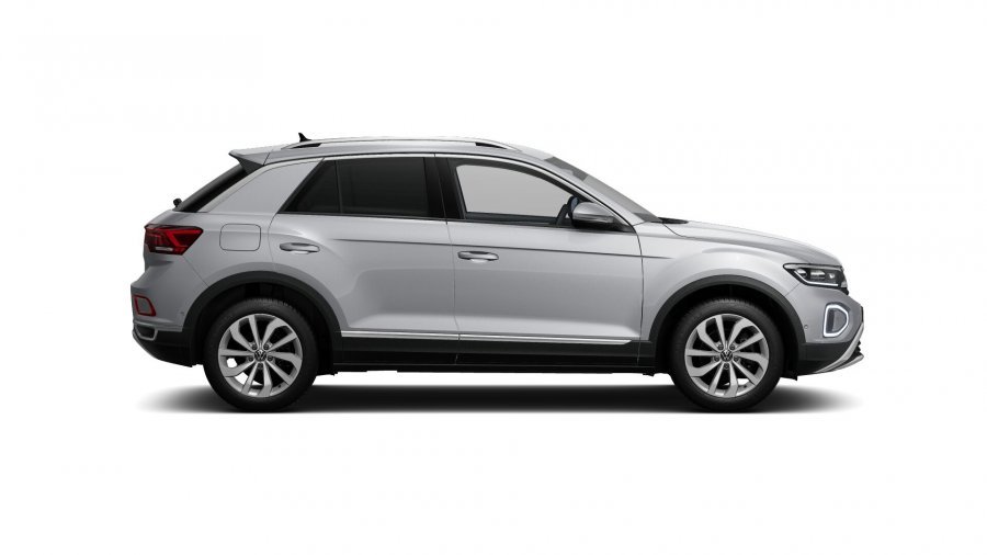 Volkswagen T-Roc, T-Roc Style 1,0 TSI 81 kW 6G, barva stříbrná