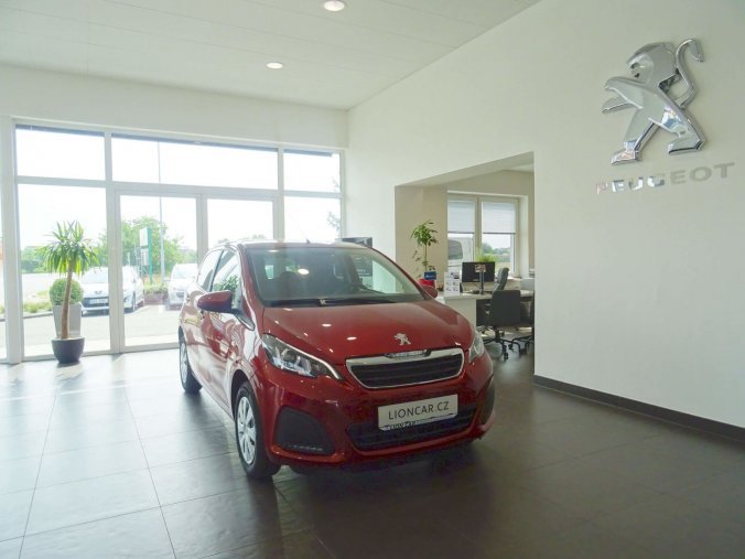 Peugeot 108, Active 1.0 VTi 72k, barva červená