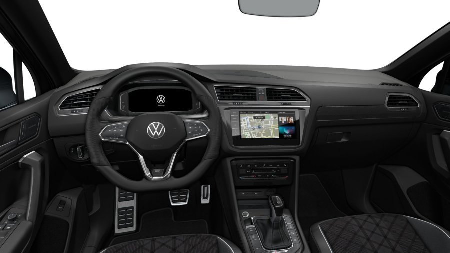 Volkswagen Tiguan Allspace, Allspace R-Line 2,0 TSI 140 kW 4M 7DSG, barva černá