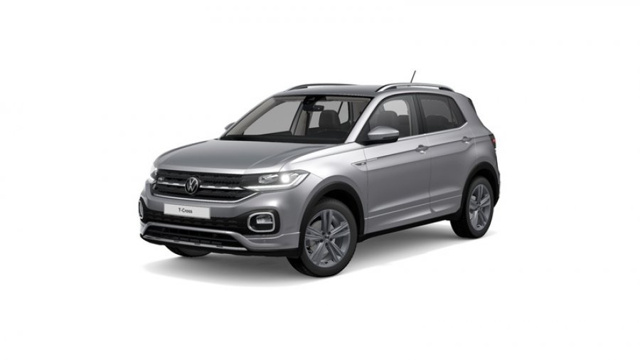 Volkswagen T-Cross, Style 1,0 TSI 85 kW 7DSG, barva stříbrná