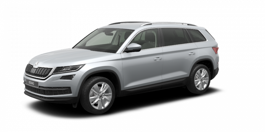 Škoda Kodiaq, 2,0 TDI 110 kW 7-stup. automat. 4x4, barva stříbrná