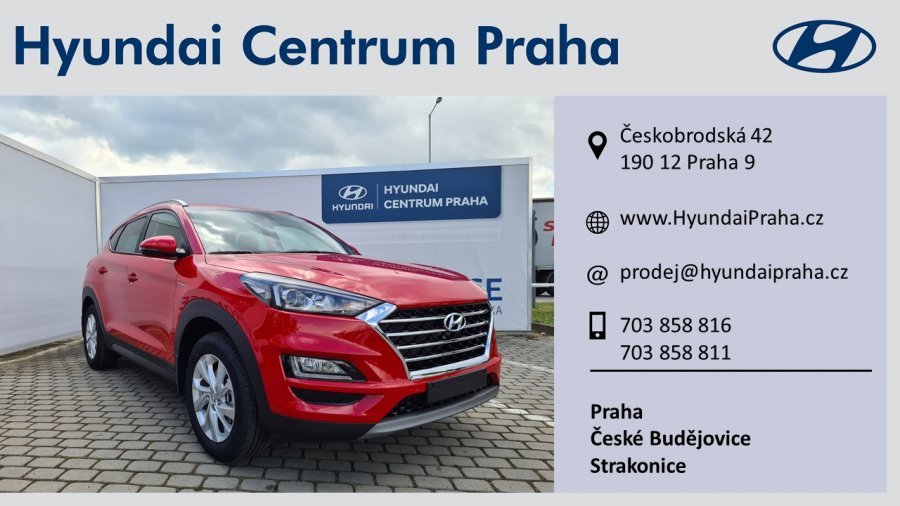 Hyundai Tucson, 1,6 T-GDi 130 kW (95 NAT) 7 st. DCT, barva červená