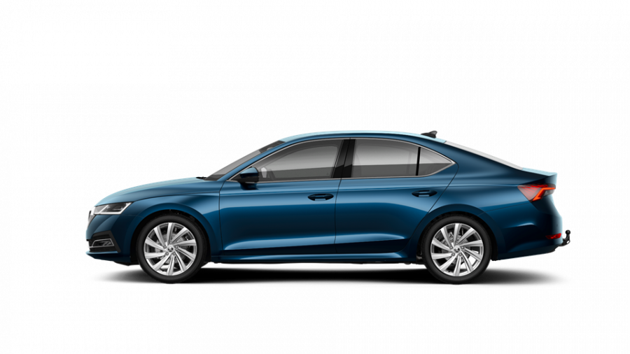 Škoda Octavia, 1,5 TSI 110 kW 6-stup. mech., barva modrá