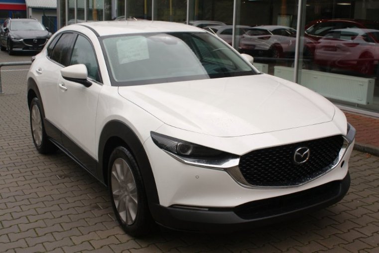 Mazda CX-30, SKYACTIV-G, barva bílá