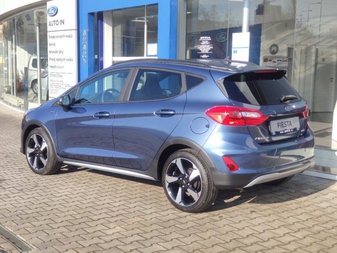 Ford Fiesta, hatchback, Active 5D 1,0 EcoBoost (mHEV) 92 kW / 125 k, barva modrá