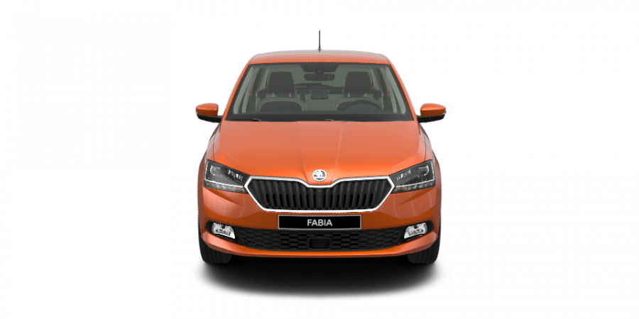 Škoda Fabia, 1,0 TSI 70 kW 5-stup. mech., barva oranžová