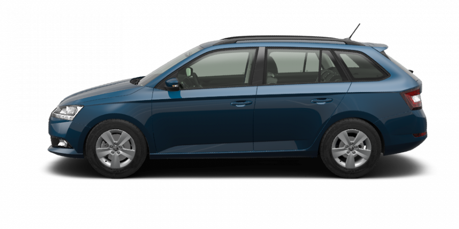 Škoda Fabia, 1,0 TSI 81 kW 6-stup. mech., barva modrá