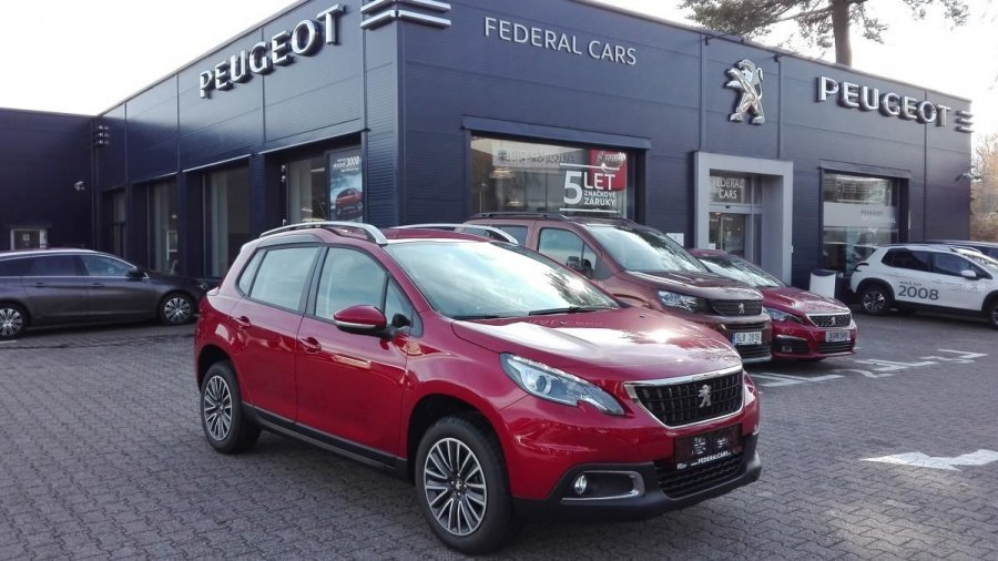 Peugeot 2008, ACTIVE 1.2 PureTech 110k MAN6, barva červená