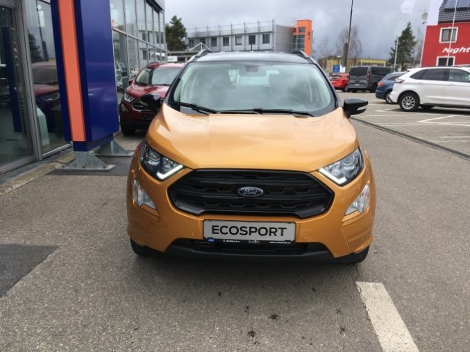 Ford EcoSport, ST-Line, 5dveřová, 1.0 EcoBoost 92 kW/125 k, 6st. manuální, barva žlutá