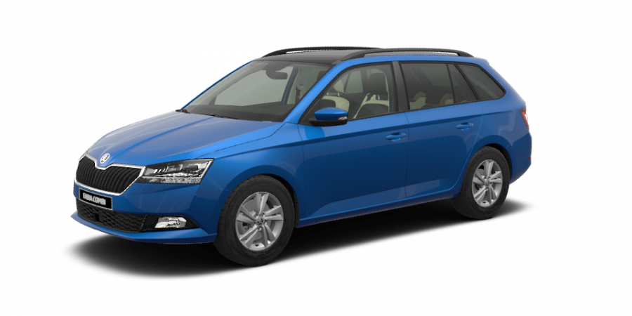 Škoda Fabia, 1,0 TSI 70 kW 5-stup. mech., barva modrá