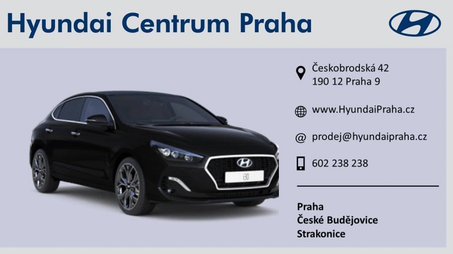 Hyundai i30, 1,0 T-GDI 88 kW (95 NAT) 6 st. man, barva černá