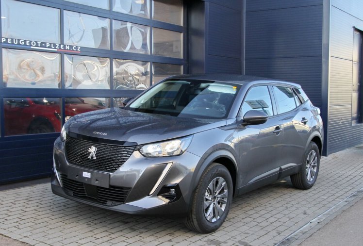 Peugeot 2008, Active Pack 1.2 PureTech 100, barva šedá