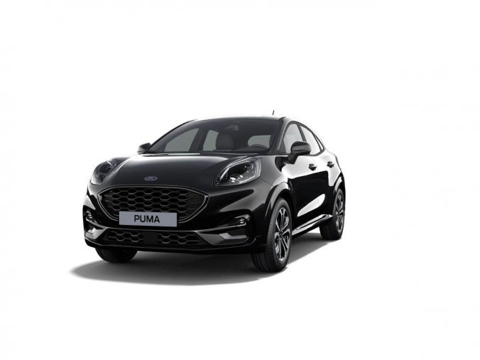 Ford Puma, SUV, ST-Line SUV 1,0 EcoBoost 92 kW / 125 k 7st. automatická DCT, barva černá