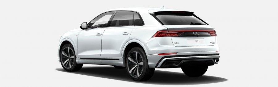 Audi Q8, Q8 50 TDI quattro, barva bílá