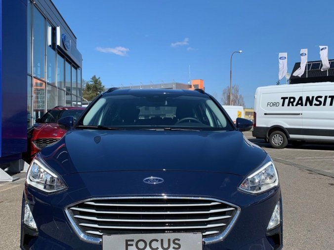 Ford Focus, Trend, Kombi, 1.0 EcoBoost 74 kW/100 k, 6st. manuální, barva modrá