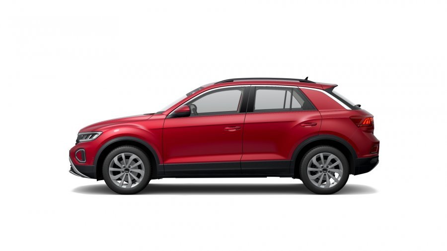 Volkswagen T-Roc, T-Roc Life 1,5 TSI 110 kW 7DSG, barva červená