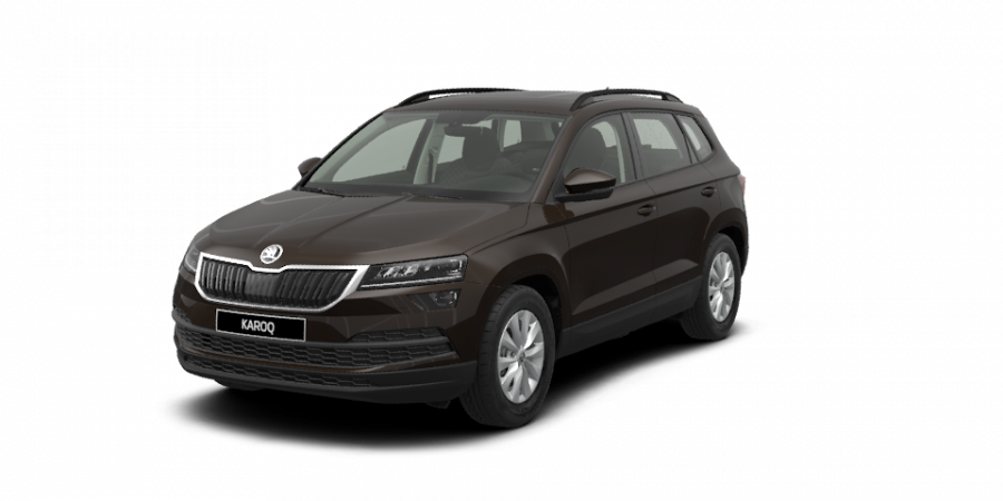 Škoda Karoq, 1,5 TSI 110 kW 6-stup. mech., barva hnědá