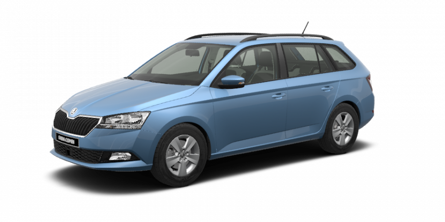 Škoda Fabia, 1,0 TSI 70 kW 5-stup. mech., barva modrá