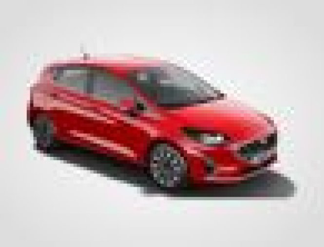 Ford Fiesta, 1.0 EcoBoost, barva červená