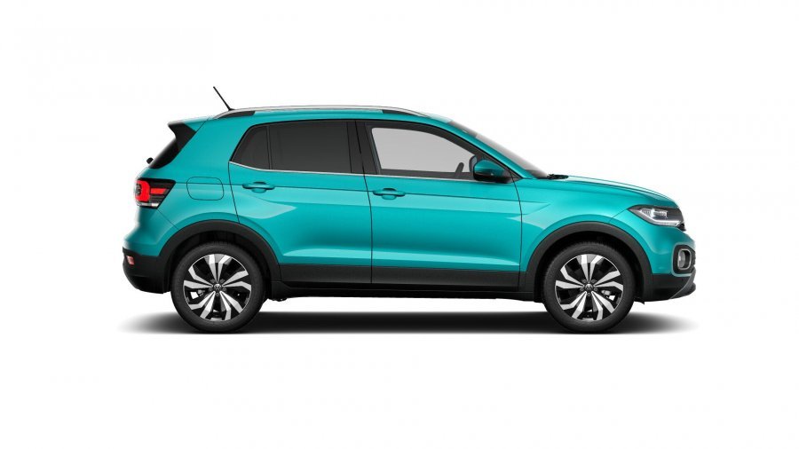 Volkswagen T-Cross, T-Cross Style 1,0 TSI 81 kW 6G, barva tyrkysová