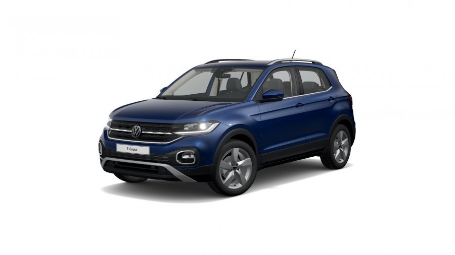 Volkswagen T-Cross, T-Cross Style 1,0 TSI 81 kW 7DSG, barva modrá