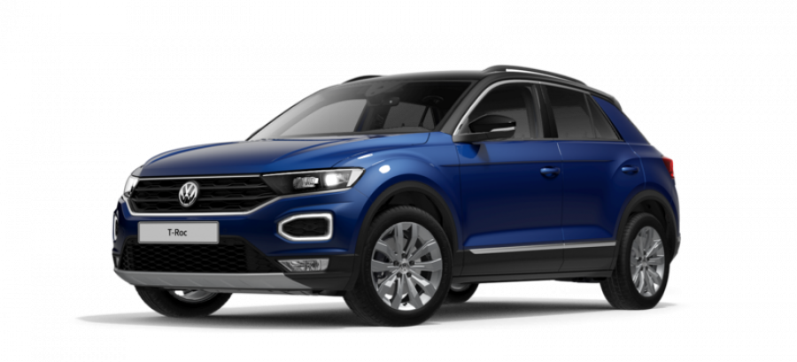 Volkswagen T-Roc, Sport 1,5 TSI ACT 6G, barva modrá