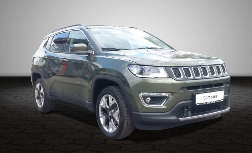 Jeep Compass, Limited 1.4 MultiAir 170k AWD AT9, barva zelená