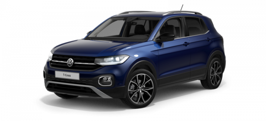 Volkswagen T-Cross, Style 1.0 TSI 85 kW 7DSG, barva modrá