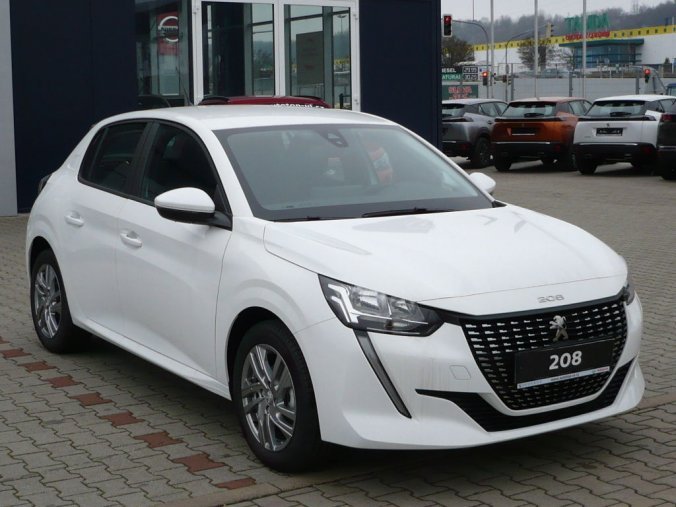 Peugeot 208, ACTIVE 1,2PureTech 75k MAN5 + SENZORY + ALU, barva bílá