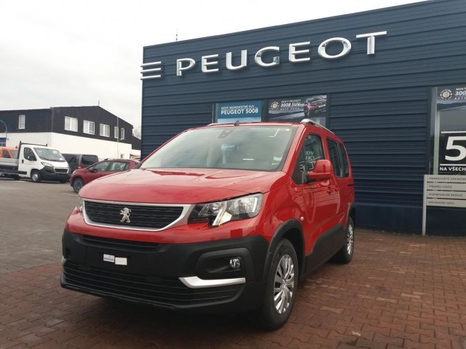 Peugeot Rifter, ACTIVE 1.5 BlueHDi 130k MAN6, barva červená