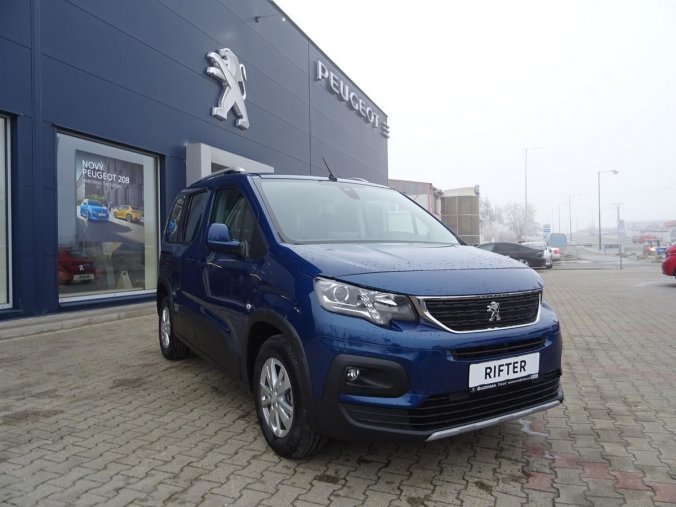 Peugeot Rifter, ALLURE 1.5 BlueHDi 130 EAT8, barva modrá