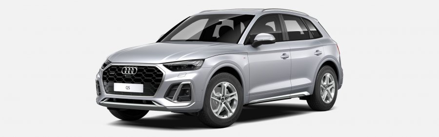 Audi Q5, Q5 S line 40 TDI 150kW quattro, barva stříbrná