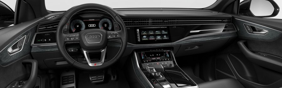 Audi Q8, Q8 50 TDI quattro, barva stříbrná