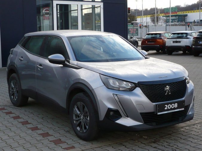 Peugeot 2008, ACTIVE 1,2PureTech 130k MAN6 + LED SVĚTLA + REZERVA, barva šedá