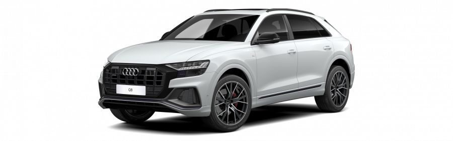 Audi Q8, Q8 50 TDI quattro, barva bílá