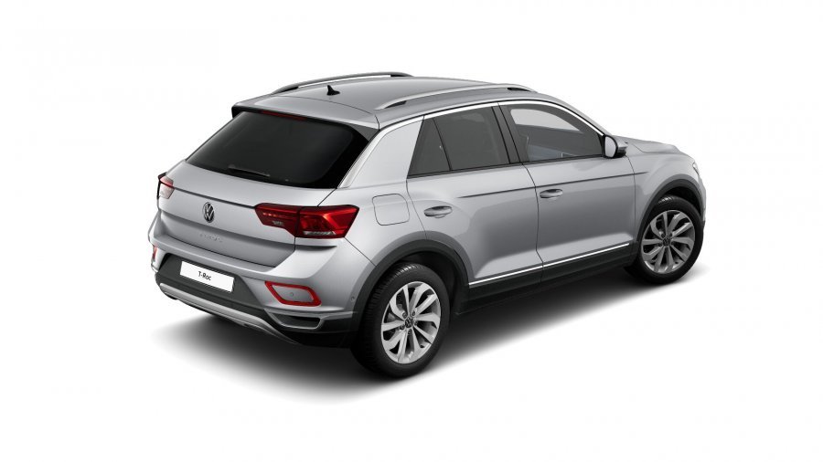 Volkswagen T-Roc, T-Roc Style 1,0 TSI 81 kW 6G, barva stříbrná