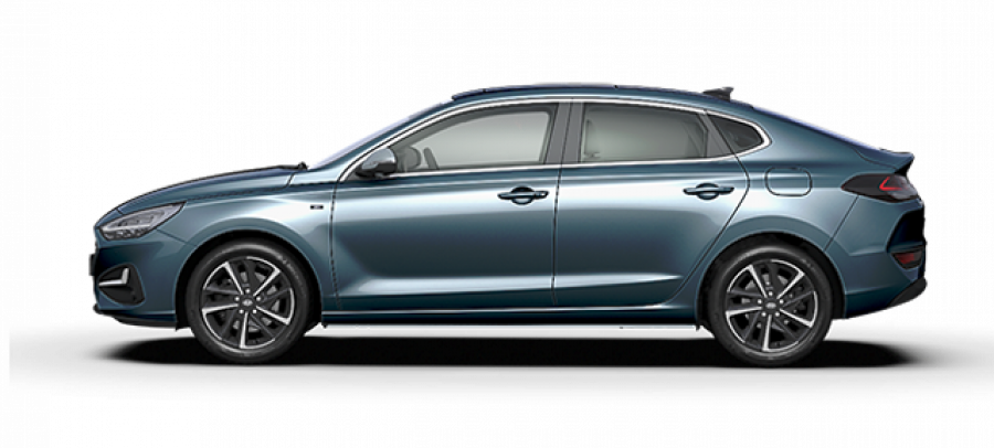 Hyundai i30, 1,0 T-GDI 88 kW (95 NAT) 6 st. man, barva modrá