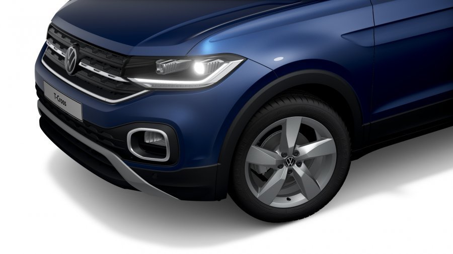 Volkswagen T-Cross, T-Cross Style 1,0 TSI 81 kW 7DSG, barva modrá