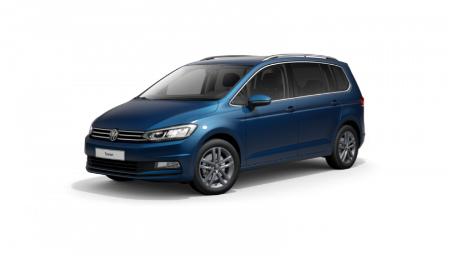 Volkswagen Touran, ME 1,5 TSI EVO 7DSG, barva modrá